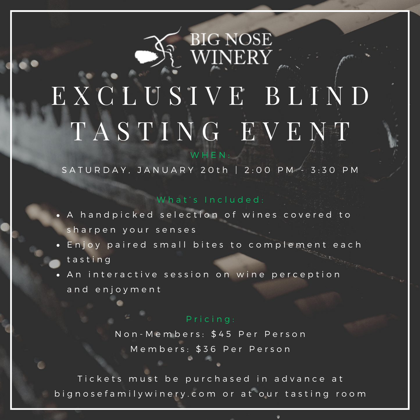 Tickets: Exclusive Blind Tasting Event