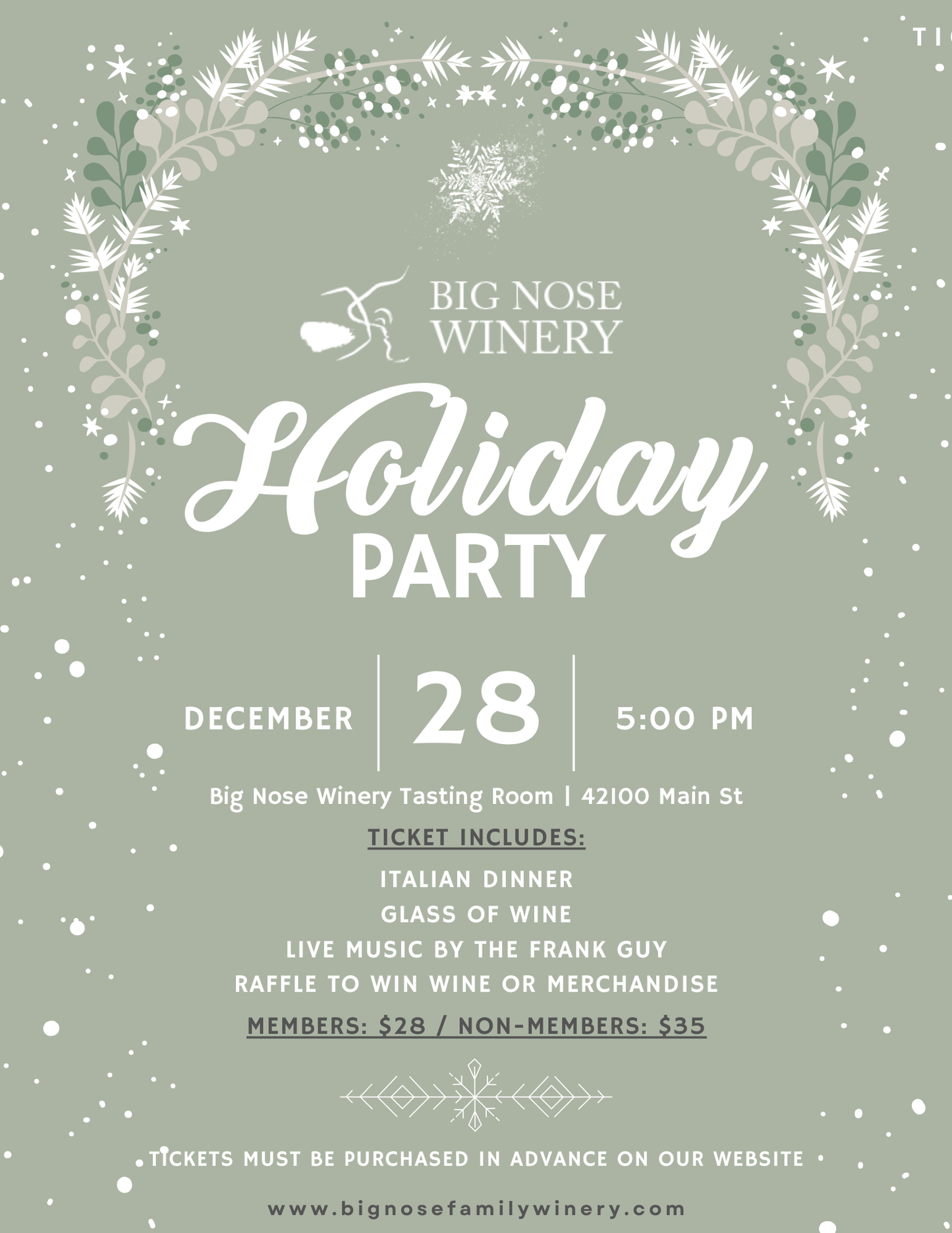 Tickets: Holiday Party