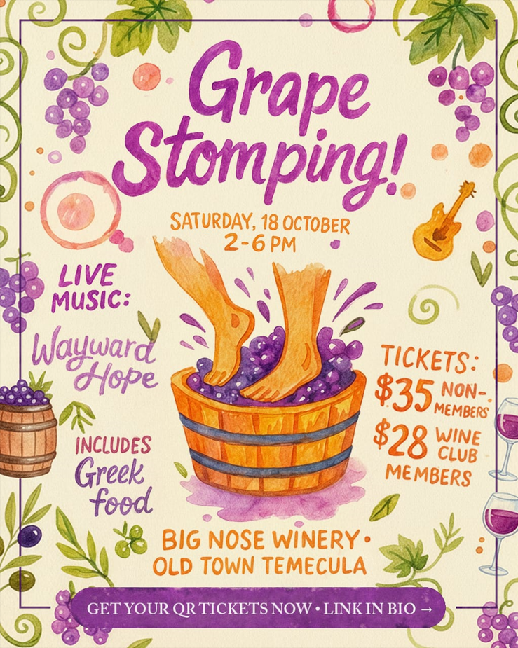 Grape Stomping Harvest Party